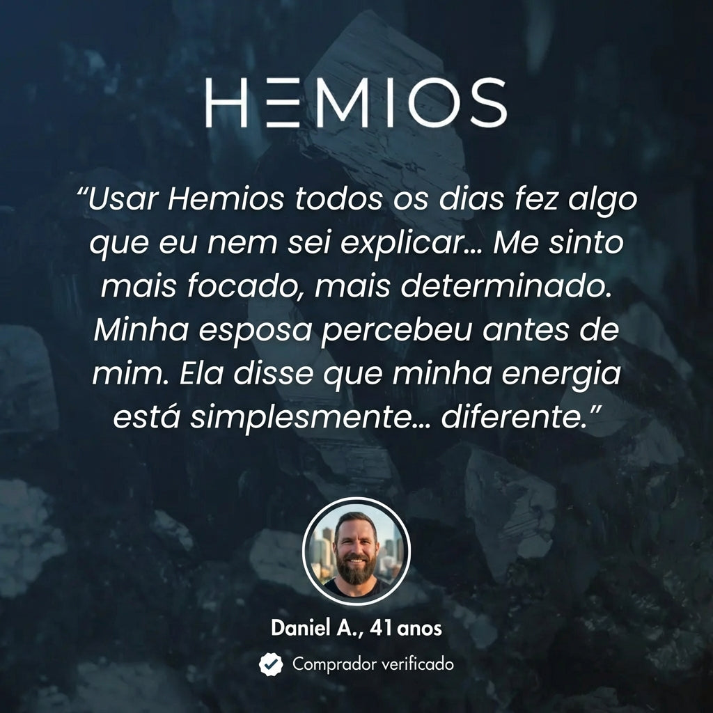 Pulseira de Hematita - Hemios